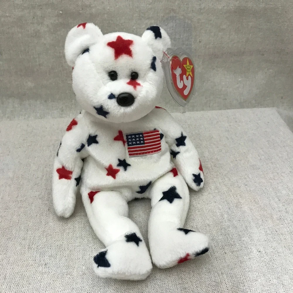 Ty Beanie Baby Glory Bear: 1997-1998 Patriotic Plush Toy